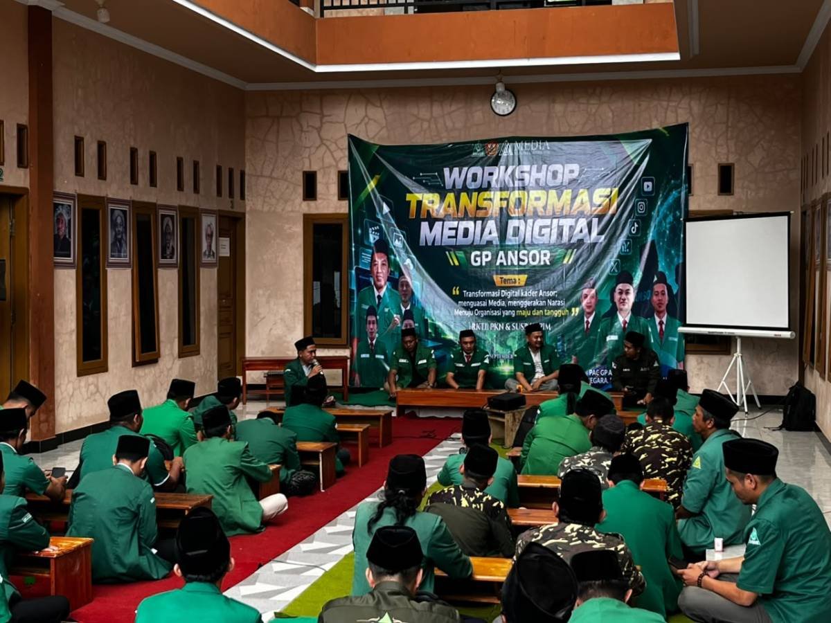GP Ansor Kabupaten Tegal Gelar Workshop Transformasi Media Digital, Dorong Kader Produktif dan Melek Teknologi