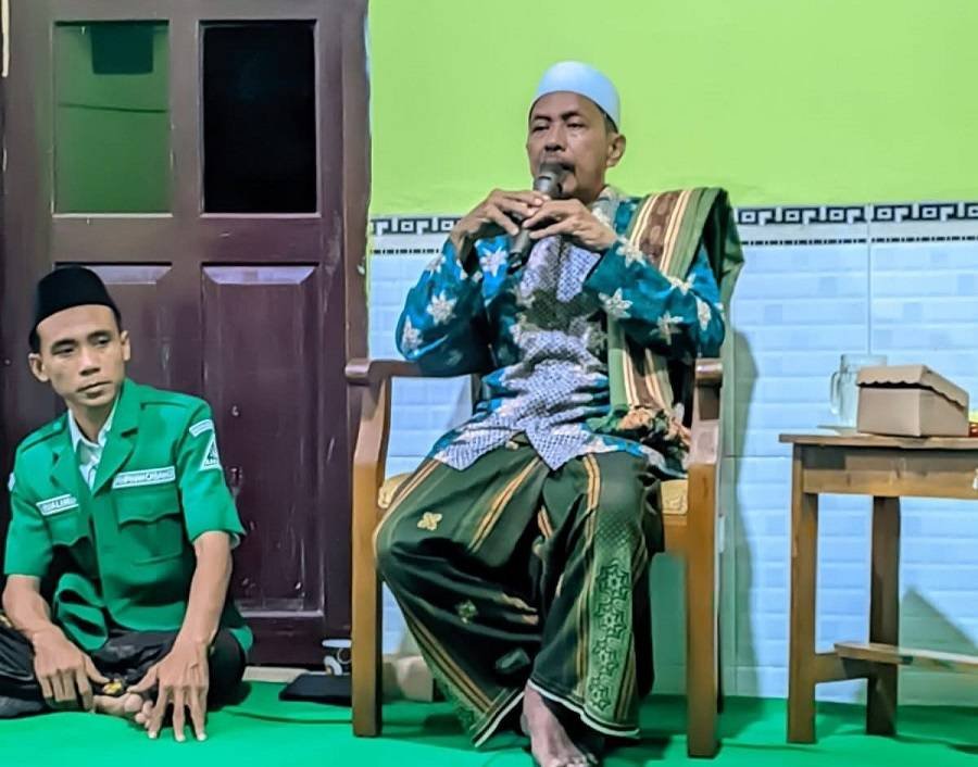 Pelantikan Ansor Kalimati, KH Busthomi Tekankan Pentingnya Ulama dalam Penguatan Ke-NU-an Kader