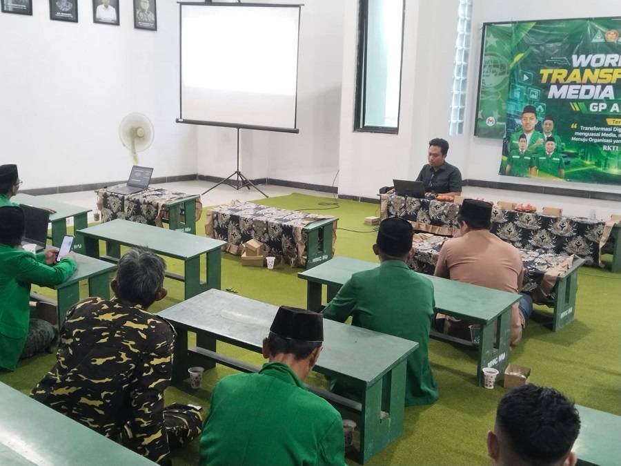 Workshop Transformasi Media Digital, Ketua PC GP Ansor Tegal Ajak Kader Jadi Penggerak Narasi Positif